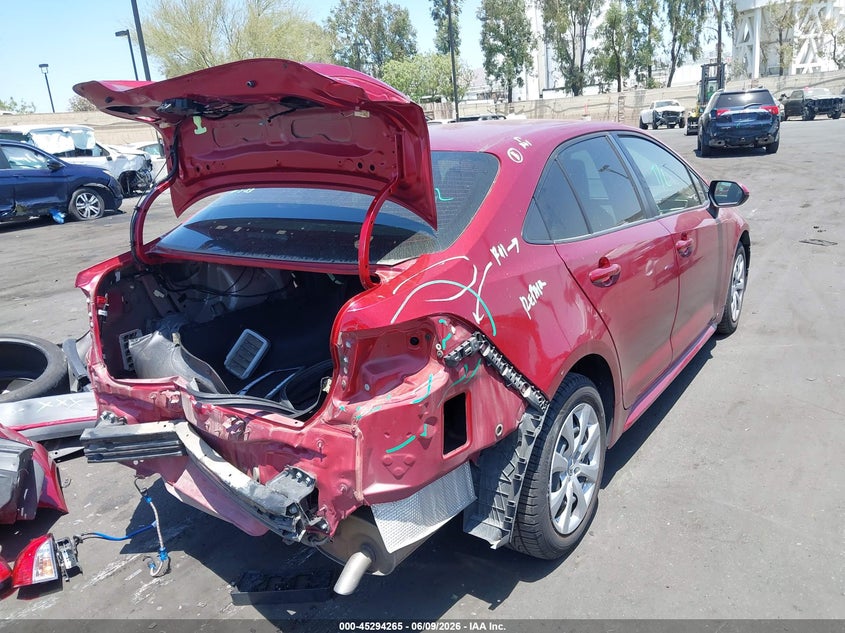 VIN JTDEPMAE2NJ228151 2022 TOYOTA COROLLA LE