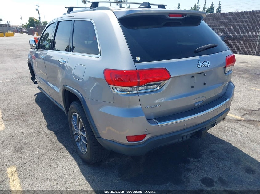 Vin: 1c4rjfbg9hc939305, lot: 45792106, jeep grand cherokee limited 4x4 20173