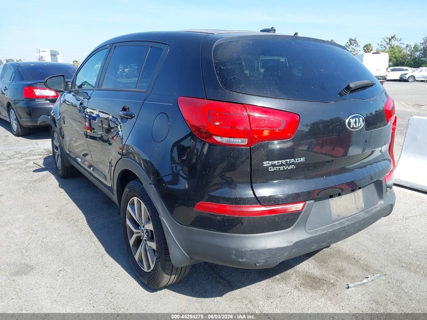 Vin: kndpbcac5g7853417, lot: 45792111, kia sportage lx 20163