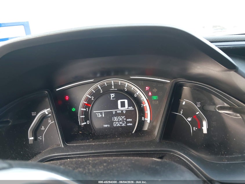 2018 HONDA CIVIC SEDAN 2.0L I-4 DOHC, VVT, 158HP