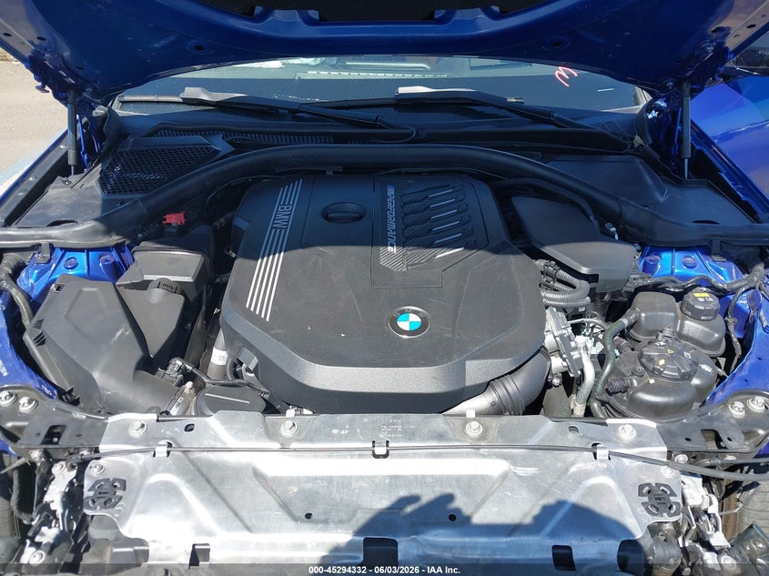 2021 BMW 3ER SEDAN 3.0L I-6 DI, DOHC, VVT, TURBO, 382HP
