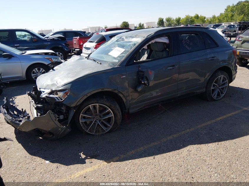 Vin: wa1eecf39r1089949, lot: 45792198, audi q3 premium plus 45 tfsi s line quattro tiptronic 20242