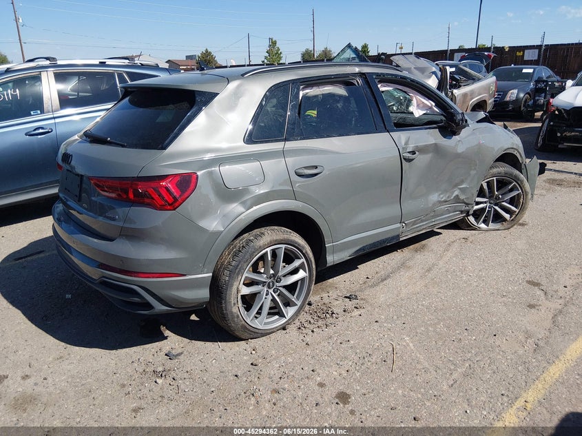 Vin: wa1eecf39r1089949, lot: 45792198, audi q3 premium plus 45 tfsi s line quattro tiptronic 20244