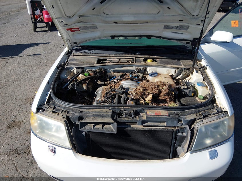 2000 Audi A6 Avant VIN: WAULH54B1YN114387 Lot: 45294363