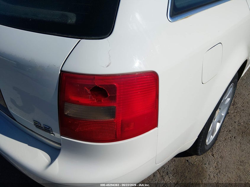 2000 Audi A6 Avant VIN: WAULH54B1YN114387 Lot: 45294363
