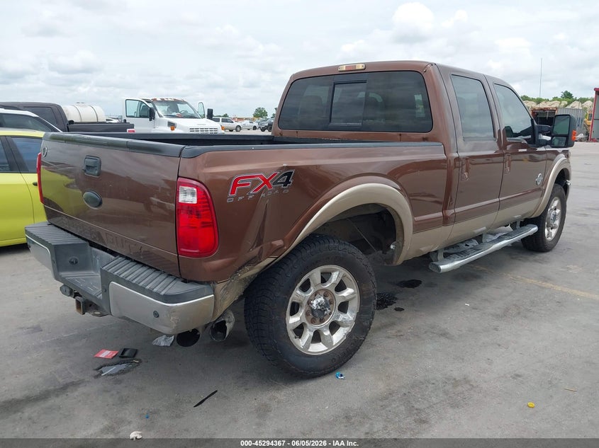 Vin: 1ft7w2bt2ceb92318, lot: 45792203, ford f-250 lariat 20124