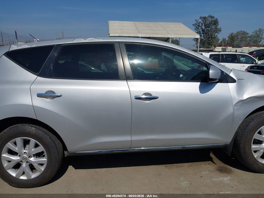 2014 Nissan Murano S VIN: JN8AZ1MW1EW502734 Lot: 45294374