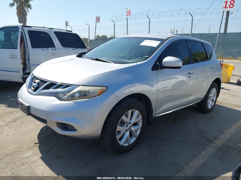 Vin: jn8az1mw1ew502734, lot: 45792210, nissan murano s 20142
