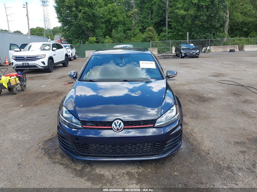 2016 Volkswagen Golf Gti Autobahn W/Performance Package 4-Door VIN: 3VW447AU6GM057176 Lot: 45294380