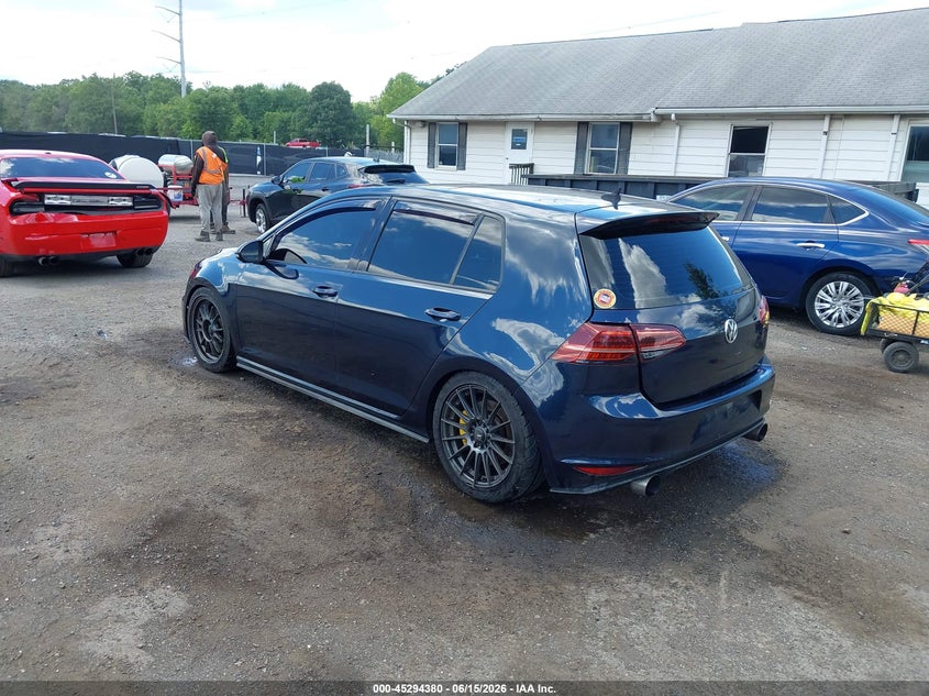 VOLKSWAGEN GOLF GTI 2016 VIN 3VW447AU6GM057176