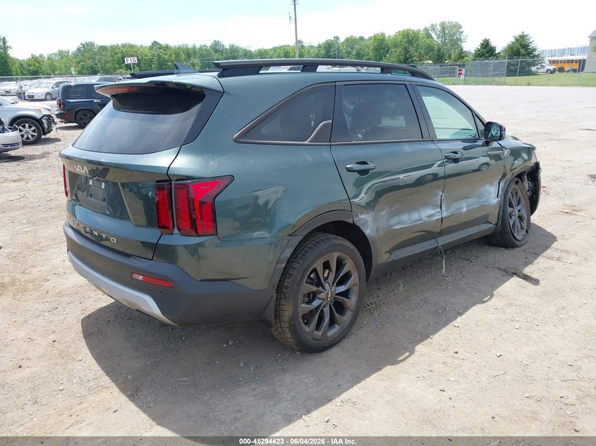 Vin: 5xyrhdlf3ng133179, lot: 45792259, kia sorento x-line ex 20224