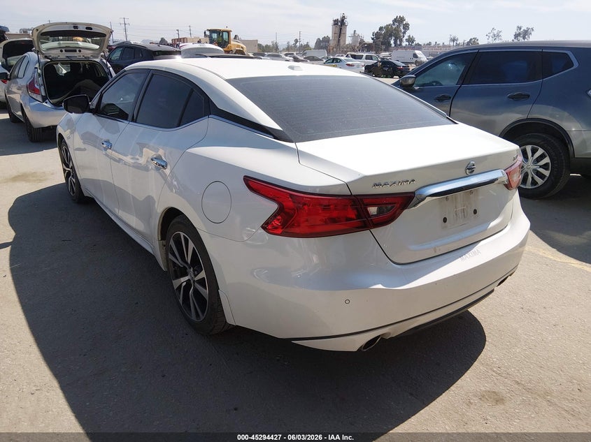 Vin: 1n4aa6ap3hc422411, lot: 45792263, nissan maxima 3.5 sv 20173
