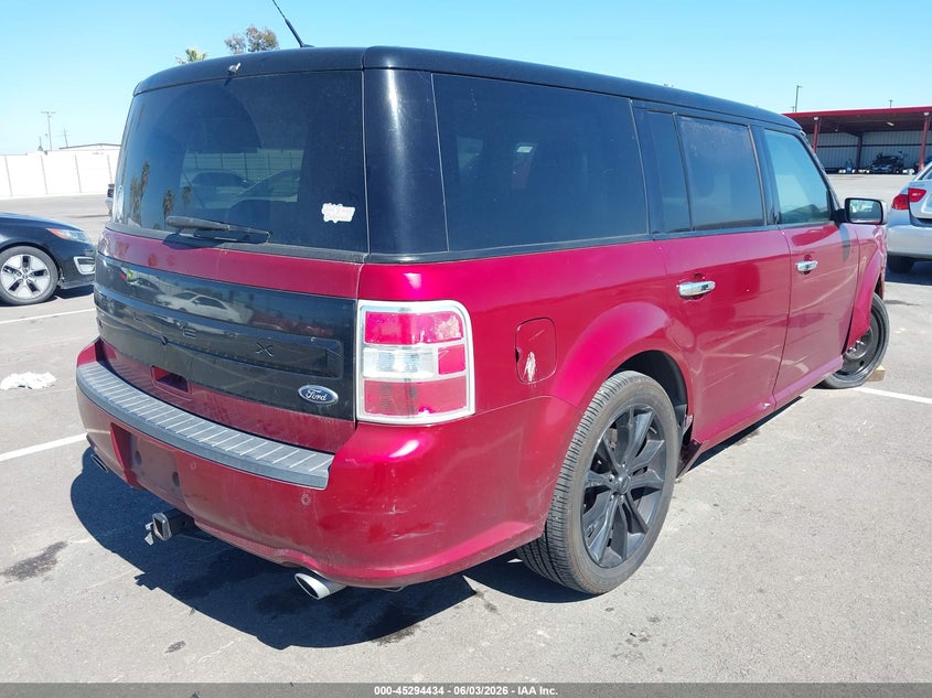 Vin: 2fmgk5c86gba24430, lot: 45792270, ford flex sel 20164