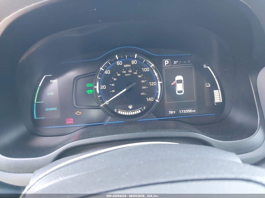 2019 Hyundai Ioniq Hybrid Blue VIN: KMHC65LC2KU107539 Lot: 45294439