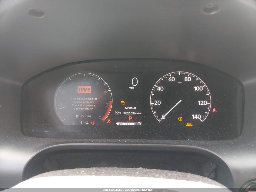 2024 Honda Hr-V Awd Sport/Awd Sport W/O Bsi VIN: 3CZRZ2H50RM729466 Lot: 45294445