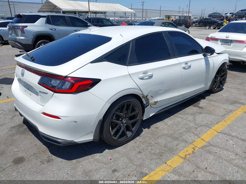 Vin: 19xfl2h83ne013962, lot: 45792297, honda civic sport 20224