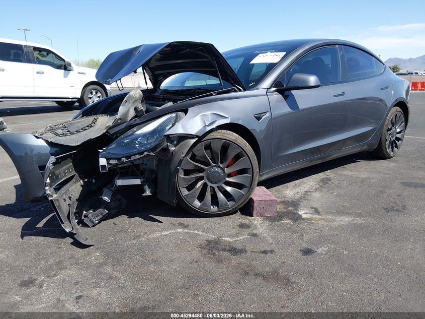 Vin: 5yj3e1ec8pf503133, lot: 45792316, tesla model 3 performance dual motor all-wheel drive 20232