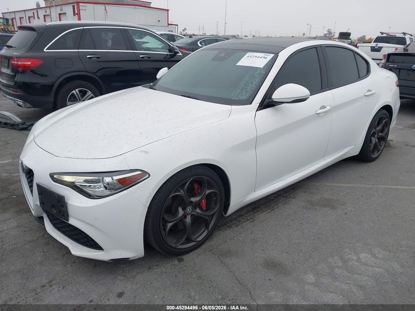 Vin: zarfambn5k7605493, lot: 45792332, alfa romeo giulia ti sport rwd 20192