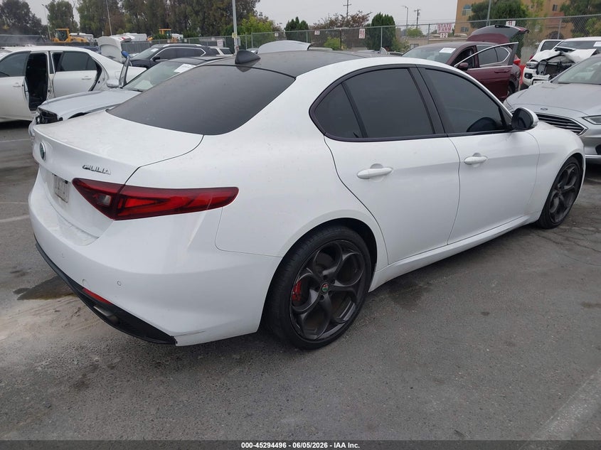 Vin: zarfambn5k7605493, lot: 45792332, alfa romeo giulia ti sport rwd 20194