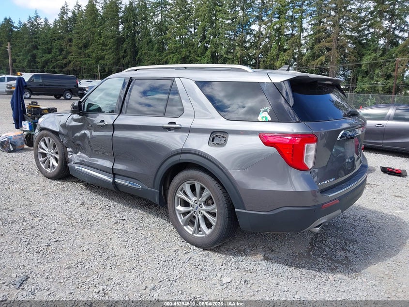 Vin: 1fmsk8fh7pga57274, lot: 45792346, ford explorer limited 20233