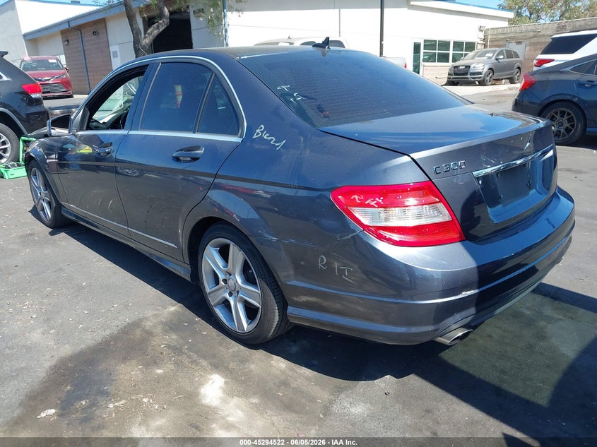 Vin: wddgf5eb9br173573, lot: 45792358, mercedes-benz c 300 luxury/sport 20113