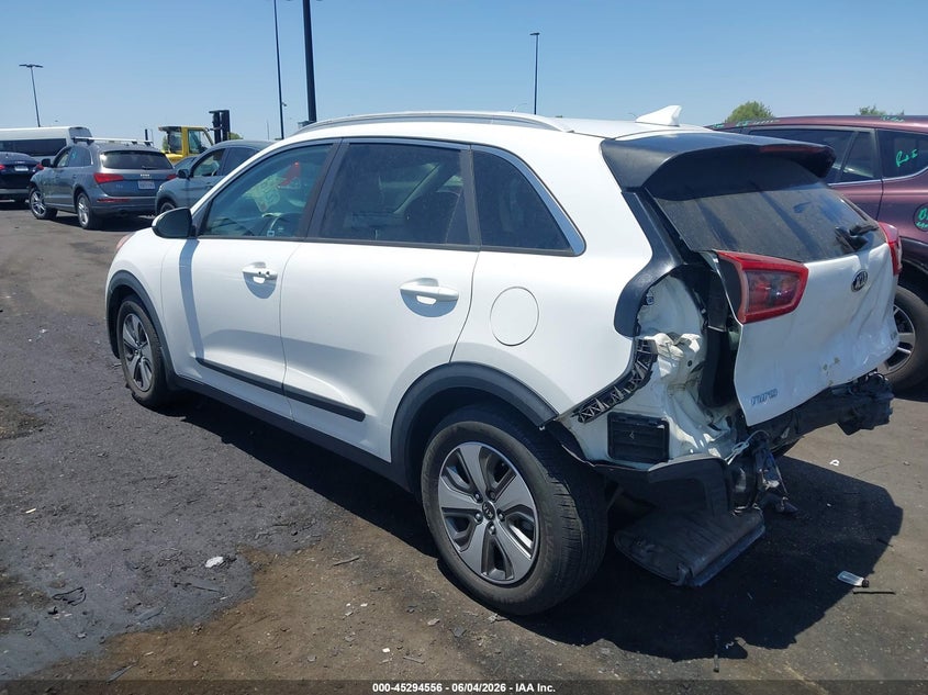 Vin: kndcb3lcxh5104377, lot: 45792392, kia niro lx 20173