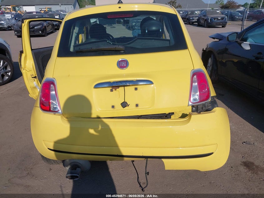 2013 Fiat 500 Pop VIN: 3C3CFFAR9DT529231 Lot: 45294571