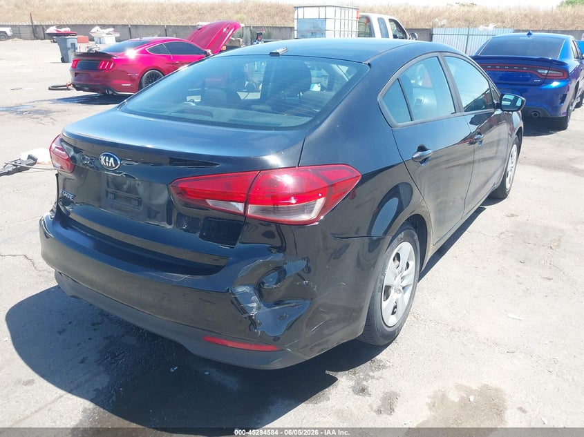 Vin: 3kpfk4a79he120941, lot: 45792420, kia forte lx 20174
