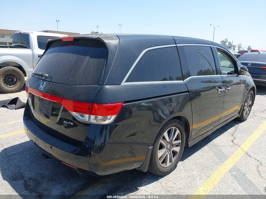 Vin: 5fnrl5h95eb133828, lot: 45792425, honda odyssey touring/touring elite 20144