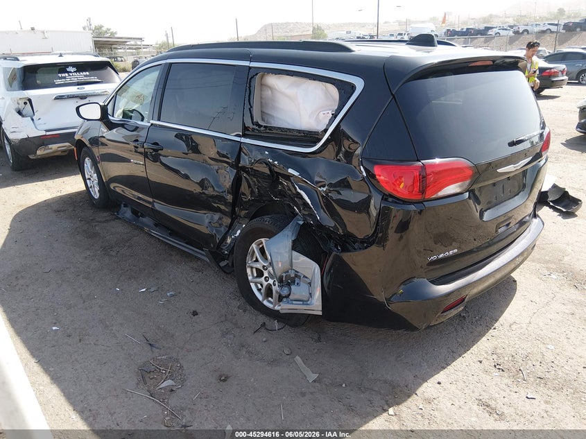 Vin: 2c4rc1dg3mr547805, lot: 45792452, chrysler voyager lxi 20213