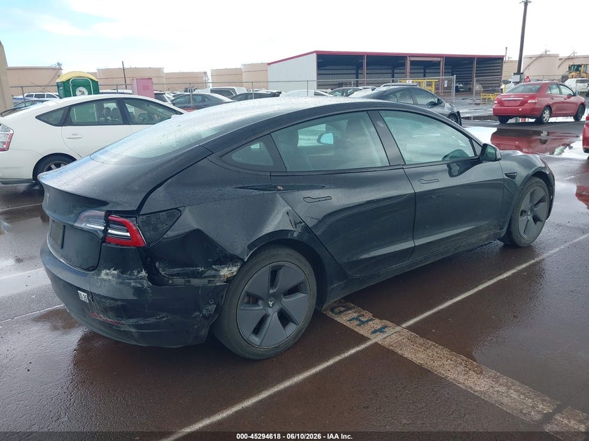 Vin: 5yj3e1ea1mf058048, lot: 45792454, tesla model 3 standard range plus rear-wheel drive 20214