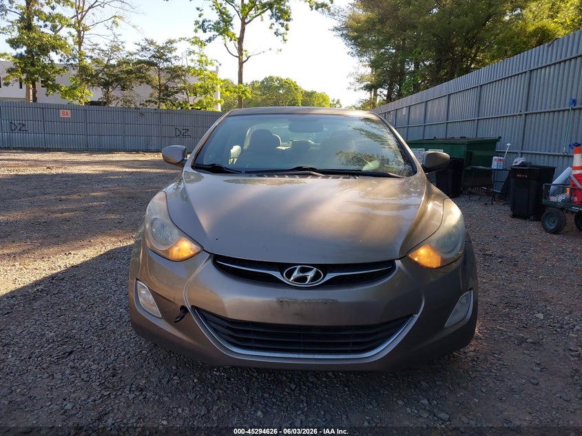 2012 Hyundai Elantra 1.8 Gls grey Lot 111045294626 Vin 5NPDH4AE8CH096107