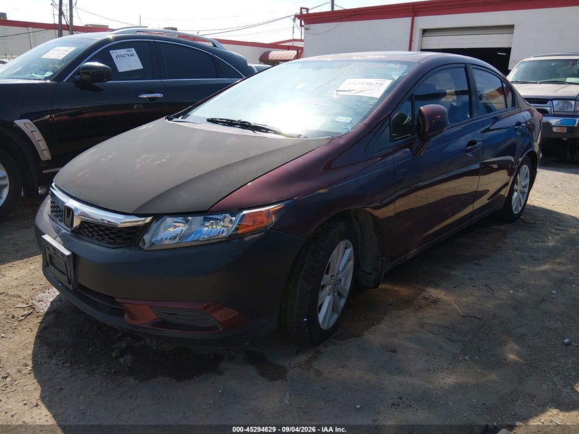 Vin: 2hgfb2f86ch535879, lot: 45792465, honda civic ex 20122