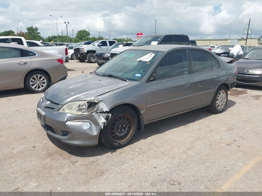 2004 Honda Civic Lx 2HGES16624H641137 photo 1