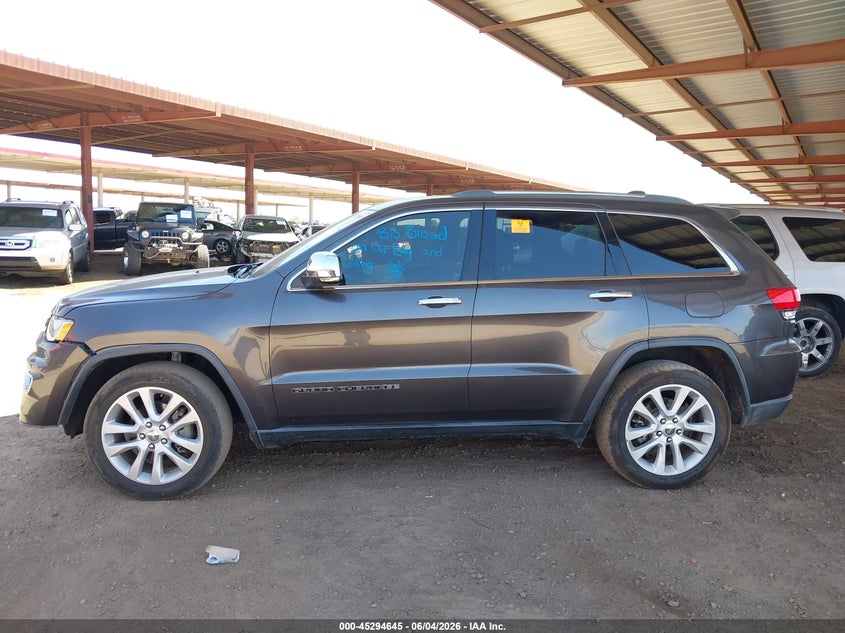 2017 Jeep Grand Cherokee Limited 4X2 VIN: 1C4RJEBG5HC617111 Lot: 45294645