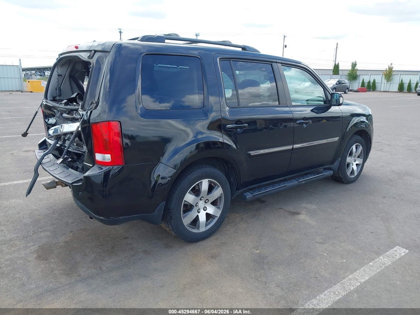 Vin: 5fnyf4h91fb036754, lot: 45792503, honda pilot touring 20154