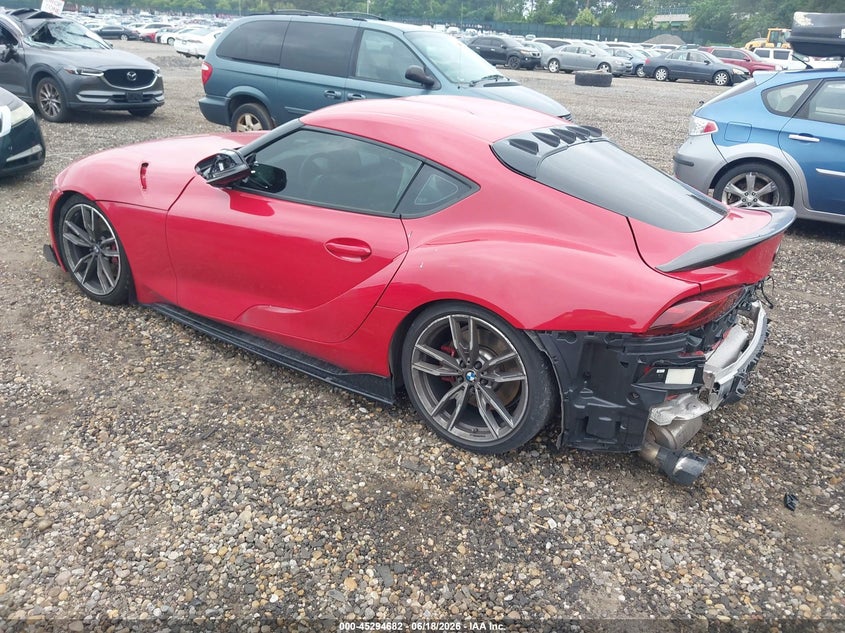 Vin: wz1db0c04mw034924, lot: 45792518, toyota gr supra 3.0 premium 20213
