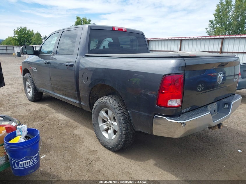 Vin: 1c6rr7km1js273158, lot: 45792541, ram 1500 tradesman  4x4 5'7 box 20183