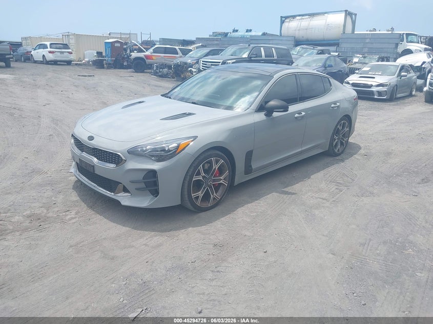 Vin: knae45lc2k6059920, lot: 45792562, kia stinger gt1 20192