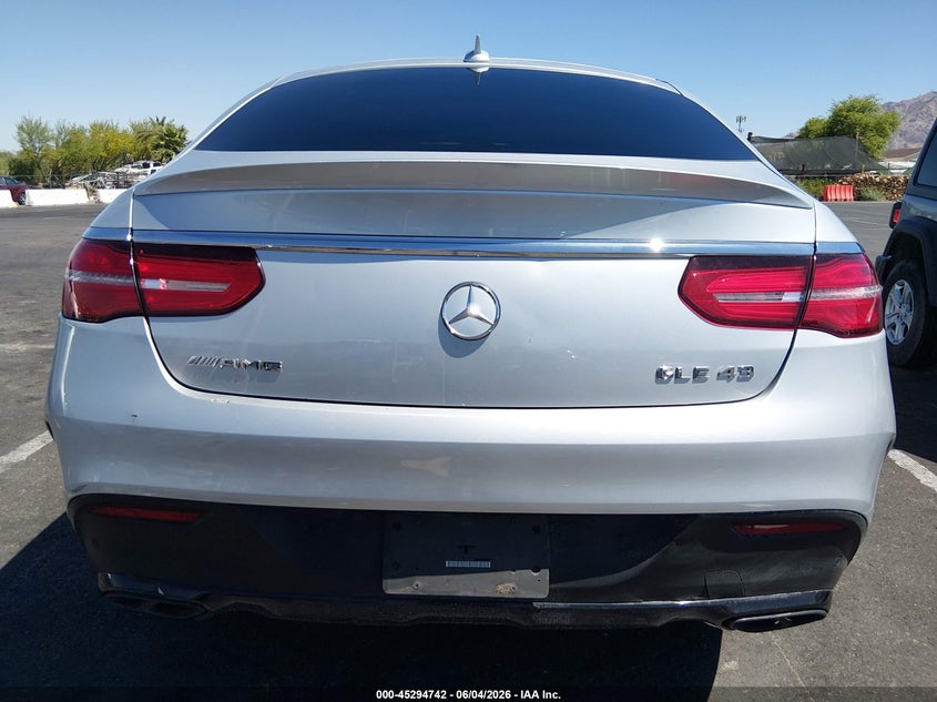 2019 Mercedes-Benz Amg Gle 43 Coupe 4Matic VIN: 4JGED6EB7KA154642 Lot: 45294742