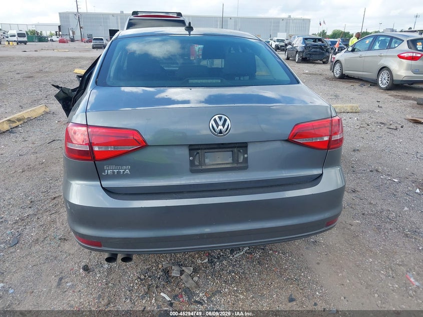 2015 Volkswagen Jetta 2.0L S VIN: 3VW2K7AJ4FM406353 Lot: 45294749