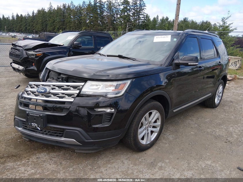 Vin: 1fm5k8d86jgb90972, lot: 45792672, ford explorer xlt 20182