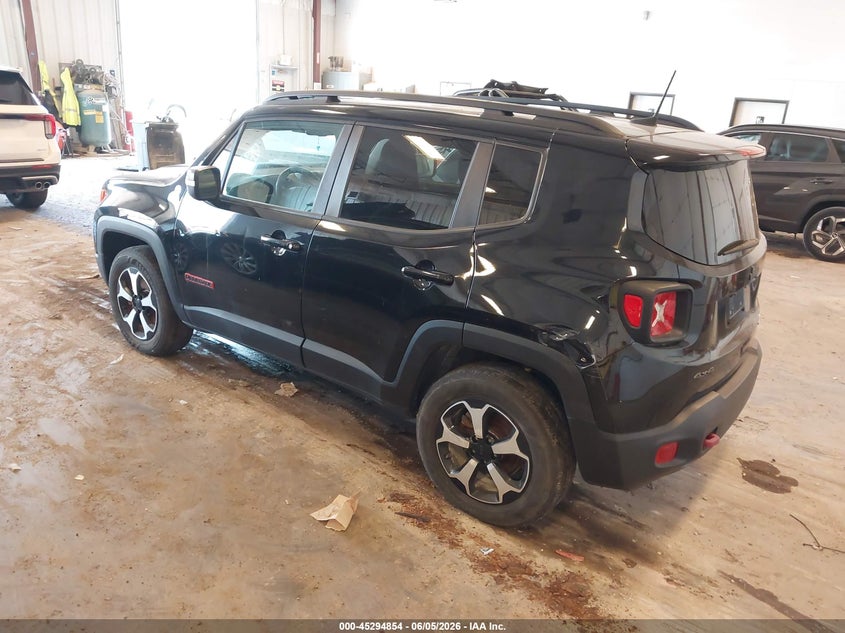 Vin: zacnjbc1xkpj91021, lot: 45792690, jeep renegade trailhawk 4x4 20193