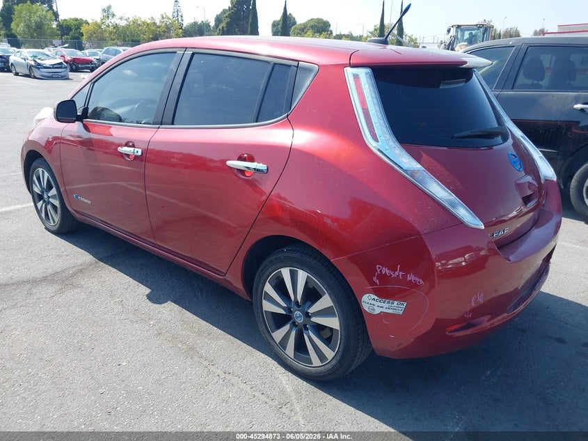 2013 NISSAN LEAF auction photo 3