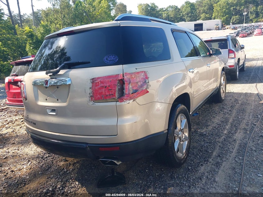 2008 SATURN OUTLOOK SPORT UTILITY VEHICLE 3.6L V-6 DOHC, VVT, 275HP