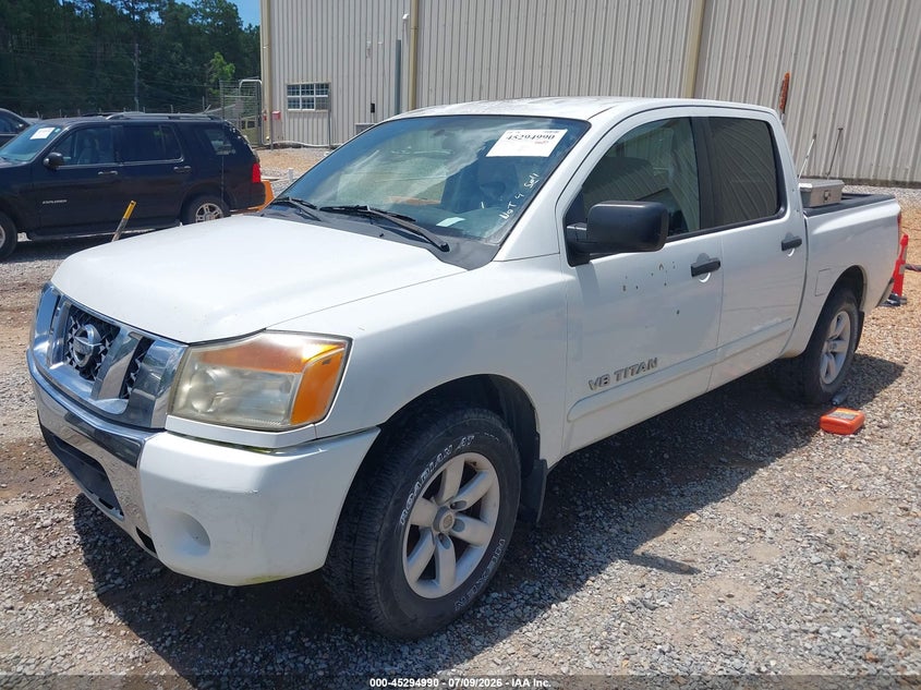 Vin: 1n6ba0ek1an308554, lot: 45792846, nissan titan se 20102
