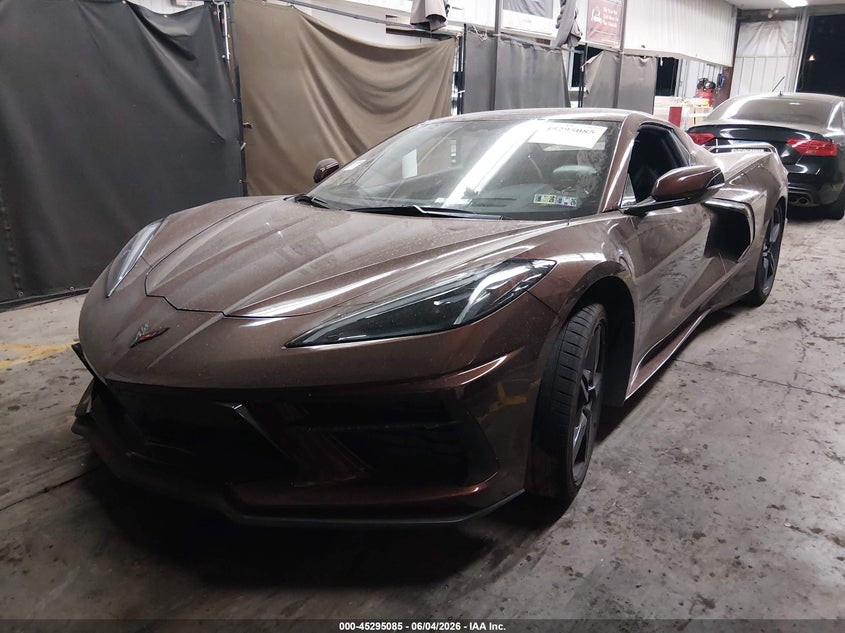 Vin: 1g1yb3d46p5108639, lot: 45792941, chevrolet corvette stingray rwd  2lt 20232