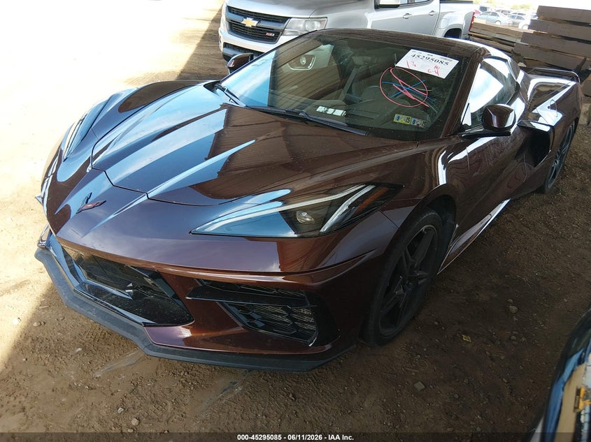 Vin: 1g1yb3d46p5108639, lot: 45792941, chevrolet corvette stingray rwd  2lt 20232
