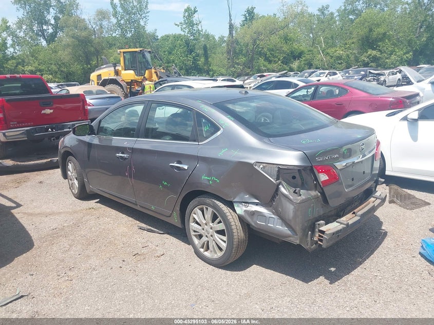 Vin: 3n1ab7ap4fy288755, lot: 45792959, nissan sentra sl 20153