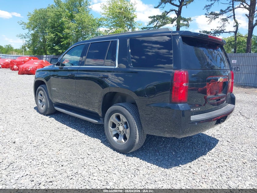 Vin: 1gnskaec2kr348352, lot: 45793006, chevrolet tahoe ls 20193